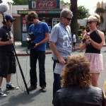 Timmy & Renee film Hit List TV at Warner Brothers Movie World Timmy & Renee film Hit List TV at Warner Brothers Movie World
