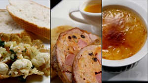 Peter & Gary's second instant restaurant menu - My Kitchen Rules 2012