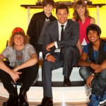 Rob Mills and some of the 2012 Young Talent Time cast