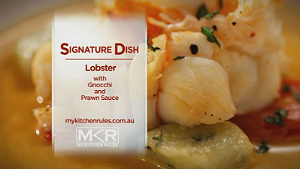 David & Scott's Lobster - My Kitchen Rules 2012